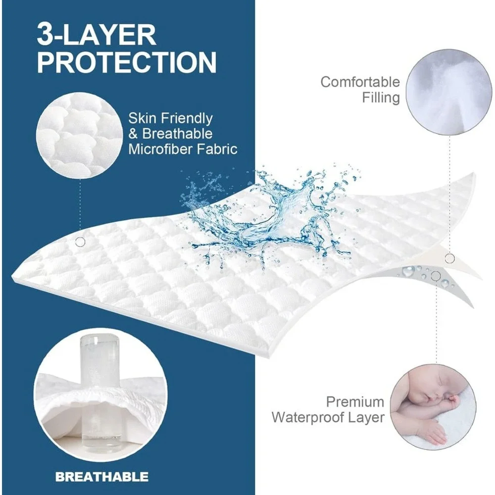 NEW-SEALED Toddler Air Mattress Pad, Waterproof